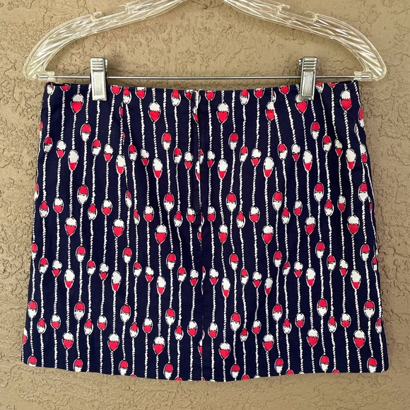 Lilly Pulitzer anchor and buoy skirt, size 0 - Picture 4 of 5